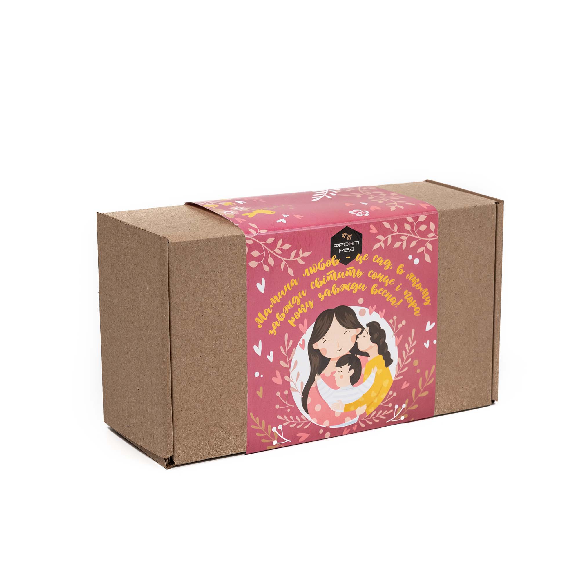 коробка крафтовая для мамы